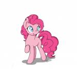 blue_eyes female feral fur hair pink_body pink_fur pink_hair quadruped simple_background solo white_background altohearts friendship_is_magic hasbro my_little_pony pinkie_pie_(mlp) earth_pony equid equine horse mammal pony 2014 hi_res