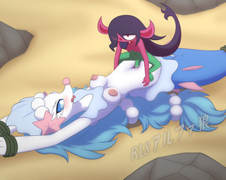 5_fingers ahegao areola arms_tied bdsm beach belly belly_focus belly_fucking bellyfuck bellyjob blue_body blue_eyes blue_hair blue_skin blush blush_lines bodily_fluids bondage bound breasts cum cum_from_navel cum_in_navel cum_in_vagina cum_inside cumshot curvy_figure deep_navel defeated detailed_navel duo ejaculation eyelashes female female_focus female_penetrated fin fingering fingers foot_on_belly genital_fluids genitals green_body green_penis hair hand_on_torso holding_arm humanoid_genitalia humanoid_penis humiliation interspecies long_hair looking_at_belly looking_down looking_pleasured male male/female male_penetrating male_penetrating_female medium_breasts mostly_nude multicolored_body navel navel_blush navel_fetish navel_focus navel_penetration navel_play navel_poke navel_rim nipples nude open_mouth outside penetration penis penis_in_navel pink_areola pink_body pink_fin pink_nipples pink_nose pink_star purple_body purple_hair purple_tongue raised_arms red_eyes rock sand sex size_difference smile starfish_(accessory) tail tail_fin text tongue tongue_out vaginal vaginal_penetration vulva white_body white_eyes white_skin r18alphawolf nintendo pokemon aquatic asterozoan echinoderm generation_7_pokemon generation_8_pokemon goblin humanoid imp mammal morgrem pinniped pokemon_(species) primarina starfish 2025 artist_name digital_media_(artwork) hi_res japanese_text watermark