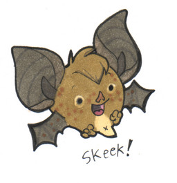 ambiguous_gender anus feral membrane_(anatomy) membranous_wings puff simple_background solo toony white_background wings x_anus zeriara bat leaf-nosed_bat mammal microbat yangochiropteran