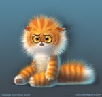 anthro fluffy fur male open_mouth orange_body orange_eyes orange_fur solo text whiskers young young_anthro tracy_j._butler lackadaisy calvin_mcmurray domestic_cat felid feline felis mammal 2011 english_text url