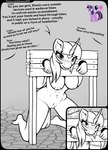 anthro bdsm bondage bound breasts dialogue female genitals pussy restraints solo stocks killerqueen1911 friendship_is_magic hasbro my_little_pony twilight_sparkle_(mlp) equid equine horse mammal pony absurd_res hi_res line_art unfinished