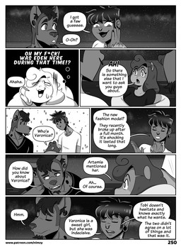 anthro beard biped clothed clothing dialogue eyes_closed facial_hair female group hair male open_mouth pupils smile speech_bubble text topwear nimzy eden_(nimzy) noms_(nimzy) wiz_(nimzy) cricetid hamster haplorhine mammal monkey primate rodent comic english_text hi_res monochrome url