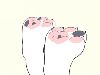 4_toes ambiguous_gender anthro barefoot claws feet foot_focus foot_shot fur grey_pawpads heart_symbol mottled mottled_pawpads multicolored_pawpads pawpads paws simple_background solo spinning tan_background toe_claws toes two_tone_pawpads white_body white_claws white_fur drpm cotorita canid canine canis mammal 2024 3d_(artwork) 4:3 animated digital_media_(artwork) high_framerate no_sound short_playtime turntable_(animation) video