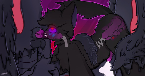 anal anthro balls bodily_fluids cum cum_in_ass cum_inside ejaculation fellatio genital_fluids genitals group group_sex internal male melting oral penile penis precum sex spitroast x-ray_view bernabus avian bird canid canine canis corvid corvus_(genus) crow mammal oscine passerine wolf absurd_res hi_res