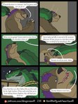 angry anthro black_horn brown_body brown_fur catch_phrase caught_off_guard dialogue duo feral fur furaffinity_logo furgonomic_eyewear furgonomics green_body green_scales hair horn larger_feral looking_back male night outside page_number patreon_logo pinned pinned_to_ground purple_hair scales scarf serious size_difference sky smaller_anthro snow text rimentus european_mythology furaffinity mythology patreon fritzy_(rimentus) scylla_(rimentus) bear dragon mammal mythological_creature mythological_scalie scalie western_dragon comic english_text hi_res url
