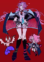 accessory alternative_fashion boots breasts chibi clawed_fingers claws cleavage clothed clothing cravat crossgender dildo female feral footwear garter garter_belt garter_straps genitals goth hair hair_over_eye humanoid_pointy_ears inner_boob j-fashion jacket mtf_crossgender multiple_forms not_furry_focus one_eye_obstructed open_clothing open_topwear ouji_(fashion) pink_body pink_hair sex_toy shoes solo square_crossover strapon tentacle_dildo toony topwear victorian_goth visual_kei wing_claws wings onthebonemeat nu:_carnival aster_(nu:_carnival) bat humanoid mammal vampire 2d_animation animated hi_res no_sound short_playtime webm trans_(lore) trans_man_(lore)