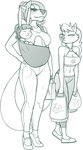 adolescent age_difference annoyed anthro bag bent_arm big_breasts biped bottomwear breasts carrying_another cheek_tuft chin_tuft closed_smile clothed clothed_anthro clothed_female clothing collarbone crop_top curly_hair curved_eyebrows dipstick_ears dot_eyes ear_markings ear_size_difference envy extended_arms eyebrow_through_hair eyebrows eyelashes eyewear facial_tuft female female/female female_anthro footwear freckled_face freckles fully_clothed fully_clothed_anthro fully_clothed_female fur fur_tuft group hair hand_on_hip hand_on_own_hip head_turned high_heels holding_bag holding_object holding_shopping_bag inner_ear_fluff larger_female legs_together long_ears long_hair looking_at_another mature_anthro mature_female mouth_closed multicolored_ears narrowed_eyes navel nipple_outline older_female pants plantigrade pointy_ears ponytail prick_ears print_clothing print_crop_top print_shirt print_topwear shirt shoes shopping_bag short_hair simple_eyes size_difference smaller_female smile smirk smug snout standing straight_legs sunglasses tail thick_thighs three-quarter_view topwear translucent translucent_hair trio tuft walking young younger_female redout nickelodeon t.u.f.f._puppy annie_hill counting_cougar fan_character mallory_renard canid canine cougar felid feline fox lagomorph leporid mammal rabbit 2024 absurd_res digital_drawing_(artwork) digital_media_(artwork) hi_res monochrome