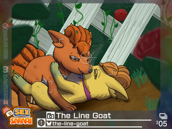bell bell_collar bodily_fluids camera_hud collar cum detailed_background duo female female_penetrated fence feral flower fur garden genital_fluids hair male male/female open_mouth outside penetration plant rose_(flower) sex smile tail text the_line_goat new_pokemon_snap nintendo pokemon pokemon_snap prof_blanc's_sex_safari generation_1_pokemon mammal pokemon_(species) shiny_pokemon vulpix 4:3 absurd_res digital_media_(artwork) english_text hi_res