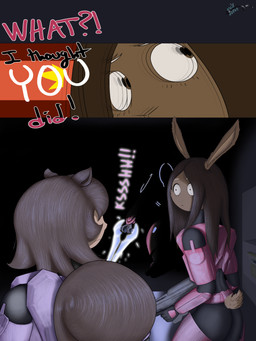 anthro comic_panel energy_sword energy_weapon group gun male melee_weapon ranged_weapon spartan_armor_(halo) sword trio weapon eviljonte halo_(series) microsoft xbox_game_studios janis_(twang) stacy_(peculiart) alien lagomorph leporid mammal rabbit rodent sangheili sciurid tree_squirrel 3:4 absurd_res comic hi_res