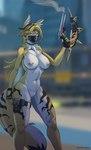 anthro breasts female genitals nude pussy sleeping solo sound_effects vowelless vowelless_sound_effect zzz chilldog mihoyo zenless_zone_zero pulchra_fellini felid mammal thiren hi_res
