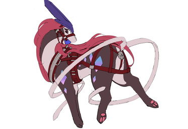 ambiguous_gender ball_gag bridle brown_body brown_eyes brown_fur buttplug countershading fixed_toy fur gag hair harness looking_at_viewer markings pawpads plug_(sex_toy) red_hair sex_toy simple_background tongue white_body white_fur fadingsky nintendo pokemon zephyra_(enilae) generation_2_pokemon legendary_pokemon pokemon_(species) suicune absurd_res digital_media_(artwork) hi_res