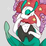 anthro big_breasts breasts cleavage clothed clothing female flower half-closed_eyes narrowed_eyes plant solo unknown_artist nintendo pokemon elemental_creature flora_fauna florges generation_6_pokemon humanoid pokemon_(species) red_flower_florges 1:1 hi_res