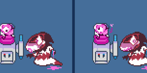 ambiguous_gender blush blushing_profusely container cup duo female female/ambiguous feral holding_container holding_cup holding_object imminent_vore looking_at_another looking_away nervous nervous_smile pink_body semi-anthro serpentine smile spilled_drink unwilling_to_willing unwilling_to_willing_pred unwilling_to_willing_prey water water_cooler wide_eyed miner_mate_coffee deltarune undertale_(series) darkner elemental_creature mizzle_(deltarune) reptile rudinn rudinn_ranger scalie snake water_creature watercooler_(deltarune) comic hi_res