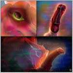 ball_lick balls big_penis big_pupils border dilated_pupils drugged feral genitals grey_border huge_penis hybrid_genitalia hybrid_penis hypnosis inner_monologue licking male male/male medial_ring medial_ringed_hybrid_penis mind_control musk musky_balls musky_penis oral penis pupils sex substance_intoxication text thinking tongue cormac_(artist) european_mythology greek_mythology mythology buck_(cormac) kaz_(thegrandpuppeteer) avian dragon hippogriff mythological_avian mythological_creature mythological_scalie scalie 1:1 comic english_text hi_res
