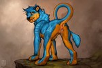 animal_genitalia animal_pussy anus blue_body blue_fur blue_mane blue_tail bodily_fluids butt countershade_torso countershading cum cum_from_pussy cum_in_pussy cum_inside fangs feet feline_genitalia feline_pussy female feral fur genital_fluids genitals leaking_cum leaking_pussy looking_at_viewer looking_back looking_back_at_viewer mane outside presenting presenting_anus presenting_cum_inside presenting_hindquarters presenting_pussy purple_eyes pussy raised_tail rear_view sabertooth_(anatomy) solo standing tail tail_anus teeth toes anchee felid lion mammal pantherine 2024 absurd_res digital_media_(artwork) hi_res