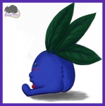 blue_border blush border erection genitals male nude penis plant simple_background solo what white_background xranzem nintendo pokemon elemental_creature flora_fauna generation_1_pokemon oddish pokemon_(species) 2009