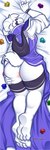 0r0ch1 1:3 4_toes anthro anus armband asriel_dreemurr_(god_form) barefoot bedding bedding_background big_butt boss_monster_(undertale) bovid butt caprine feet femboy foot_focus gem glistening goat hand_on_butt high-angle_view horn humanoid_feet looking_at_viewer looking_back lying male mammal mostly_clothed on_front plantigrade presenting presenting_anus seductive soles solo thick_thighs toes undertale undertale_(series) wide_hips