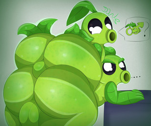 alternate_species backsack ball_size_difference balls big_balls big_butt butt butt_stack duo ellipsis gender_symbol genitals looking_at_another male male/male male/male_symbol male_symbol not_furry nude obese open_mouth overweight plant question_mark rear_view sexuality_symbol simple_background siphon_(anatomy) small_balls stack symbol thick_thighs wide_hips plushtrapboyuwu electronic_arts plants_vs._zombies popcap_games elemental_creature elemental_humanoid flora_fauna humanoid peashooter_(pvz) plant_humanoid repeater_(pvz) 2021 digital_media_(artwork) hi_res