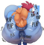 anal anal_penetration anthro anthro_penetrated anus balls big_balls big_butt big_penis blue_body bodily_fluids butt duo exclamation_point female female_penetrated genital_fluids genitals hair huge_butt humanoid_on_anthro humanoid_penetrating humanoid_penetrating_anthro male male/female male_penetrating male_penetrating_female nude open_mouth orange_body penetration penis puffy_anus red_hair sex text tongue tongue_out vaginal_fluids vulva crowundeadcat disney wander_over_yonder sylvia_(wander_over_yonder) wander alien humanoid zbornak 2025 english_text hi_res