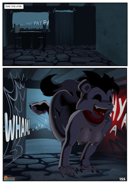 animal_genitalia animal_penis anthro areola black_hair bottomless bottomless_gynomorph bottomless_intersex breasts brown_body brown_eyes brown_fur canine_genitalia cleavage clothed clothing fingers fully_sheathed fur genitals grey_body grey_fur gynomorph hair holding_object holding_weapon inside intersex light muscular navel nipple_piercing nipple_piercingbig_breasts nipples open_mouth outside penis piercing pose scarf sheath solo standing tail weapon spoogiehowl patreon aquatic canid canine fish hyena mammal 2025 absurd_res colored comic digital_drawing_(artwork) digital_media_(artwork) digital_painting_(artwork) hi_res lighting painting_(artwork) pinup story