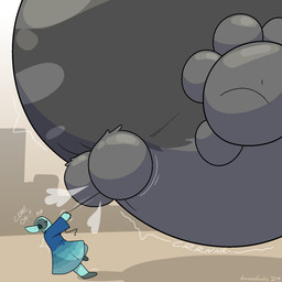 air_inflation belly belly_expansion big_belly big_cheeks big_hands body_expansion body_inflation cheek_expansion creaking expansion groan hand_expansion huge_belly huge_cheeks huge_hands hyper hyper_belly hyper_cheeks hyper_hands hyper_inflation immobile inflation motion_lines onomatopoeia puffed_cheeks sound_effects spherical_inflation text bxnusducks rain_world videocult the_clog_(smokydokei) iterator_(rain_world) slugcat 1:1 2024 artist_name dated hi_res