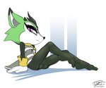 2_toes anthro feet female solo toes hardtones archie_comics sega sonic_the_hedgehog_(archie) sonic_the_hedgehog_(comics) sonic_the_hedgehog_(series) clove_the_pronghorn mammal pronghorn 6:5