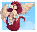 anthro cute_pose cutie_mark flying male sky smile solo wings polarisart hasbro my_little_pony mythology fan_character equid equine mammal mythological_creature mythological_equine pegasus absurd_res digital_media_(artwork) hi_res