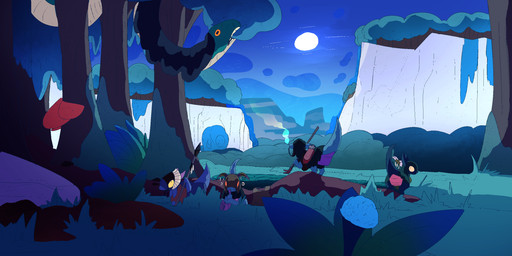 ambiguous_gender blowgun feral forest group landscape_background melee_weapon outside plant plateau polearm spear tree weapon wilderness thepatchedragon dragonscape mythology dinosaur dragon drekir mythological_creature mythological_scalie prehistoric_species reptile saurischian scalie snake theropod hi_res