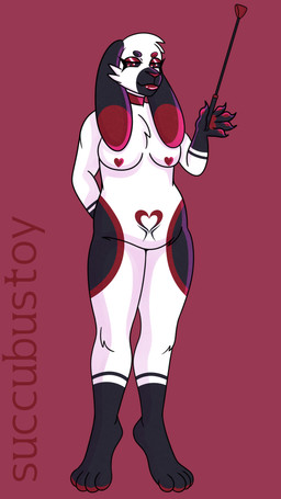anthro big_butt butt choker choker_only female heart_(marking) jewelry markings mommydom necklace necklace_only nude pawpads paws rabbit_ears riding_crop slightly_chubby slightly_chubby_female solo whip womb_tattoo succubustoy demon lagomorph leporid mammal rabbit succubus 4k 9:16 absurd_res hi_res model_sheet