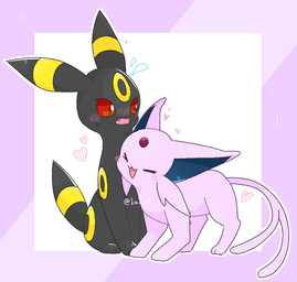:3 ambiguous/ambiguous ambiguous_gender big_ears black_body black_ears black_fur black_inner_ear black_tail blush cheek_tuft cute_fangs duo ear_markings eyes_closed facial_markings facial_tuft fangs feral feral_on_feral flustered forehead_gem forked_tail front_view fur gem happy head_markings heart_symbol kemono leg_markings looking_at_another markings monotone_body monotone_fur monotone_tail multicolored_body multicolored_ears multicolored_fur multicolored_tail no_sclera open_:3 open_mouth open_smile paws pink_background pink_body pink_ears pink_fur pink_tail quadruped red_eyes ring_(marking) ringed_tail romantic romantic_couple rubbing rubbing_cheek simple_background sitting smile standing striped_markings striped_tail stripes tail tail_markings teeth three-quarter_view tuft two_tone_body two_tone_ears two_tone_fur two_tone_tail unusual_anatomy unusual_tail white_background yellow_body yellow_ears yellow_fur yellow_markings yellow_tail ia2ie8 nintendo pokemon eeveelution espeon felid feline generation_2_pokemon mammal pokemon_(species) umbreon colored digital_media_(artwork)