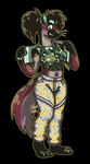 anthro female slightly_chubby solo snarrl renee_(snarrl) domestic_ferret humanoid mammal mustelid musteline true_musteline weasel digital_drawing_(artwork) digital_media_(artwork) hi_res