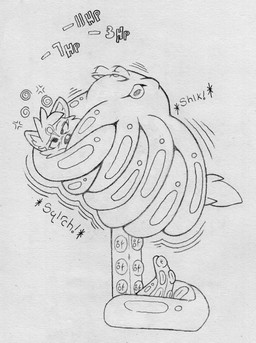 anthro coiling duo energy_drain feral fur gameplay_mechanics hair male nude onomatopoeia simple_background size_difference sound_effects suction_cup_(anatomy) tail tentacles tenting text tired tacokurt octo_(zorrodrilo) zac_(shikanaconda) aquatic canid canine canis cephalopod coleoid mammal mollusk octopodiform octopus wolf english_text hi_res monochrome sketch