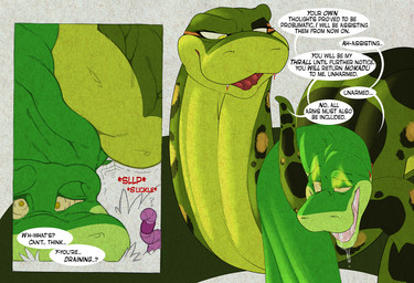blood blood_in_mouth bodily_fluids coiling dialogue drooling duo eyelashes fangs female feral larger_female larger_feral larger_pred limbless male male/female onomatopoeia open_mouth penetration saliva serpentine simple_background size_difference sound_effects tail teeth text vampirism wounded tacokurt inkanyamba jajuka anaconda annelid boa_(snake) boinae earthworm python reptile scalie snake worm 2018 comic digital_media_(artwork) english_text