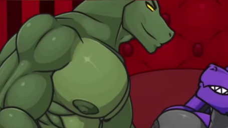 2_horns 5_fingers abs anal anal_penetration anthro anthro_on_anthro anthro_penetrated anthro_penetrating anthro_penetrating_anthro audible_ejaculation balls bed bedroom bedroom_sex big_muscles big_pecs black_eyebrows black_horn bodily_fluids bouncing_balls bouncing_penis circumcised claws clenched_teeth cum cum_in_ass cum_inside cum_on_leg cum_on_penis cum_while_penetrated duo erection eye_contact eyebrows eyes_closed fingers fist furniture genital_fluids genitals glans green_body green_scales holding_penis horn humanoid_genitalia humanoid_penis kissing kissing_while_penetrating looking_at_another male male/male male_penetrated male_penetrating male_penetrating_male muscular muscular_anthro muscular_arms muscular_bottom muscular_male muscular_on_muscular muscular_top nipples on_bed pecs penetration penile penile_penetration penis penis_in_ass pillow pink_glans pull_out purple_body purple_scales red_bedding red_eyes red_pillow scales sex sharp_teeth smile spread_legs spreading tail teeth thrusting vein veiny_penis white_claws wings yellow_eyes sarcasticmane sound_warning mythology dragon mythological_creature mythological_scalie reptile scalie 16:9 2023 2d_animation animated character_request english_description long_playtime sound video widescreen