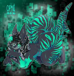 ambiguous_gender anthro big_butt big_tail black_hair butt cybernetics hair huge_butt machine piercing solo tail wide_hips anonymous_artist tess_(sprigy_uwu) aquatic fish requiem_shark shark tiger_shark absurd_res hi_res