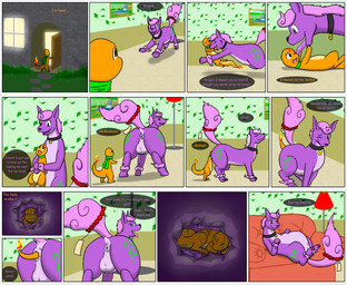almost_fully_inside anal anal_vore anus balls black_eyes bracelet butt cuddling door duo endosoma feral feral_pred feral_prey fully_inside fur genitals green_eyes green_scarf hair inside_stomach internal jewelry lamp male male/male male_pred male_prey orange_body orange_skin organs painting_(object) partially_inside pink_hair purple_body purple_fur purple_tongue red_bracelet safe_vore scarf sleeping stomach tackle text tongue vore willing_pred willing_prey window charem_(artist) livinlovindude nintendo pokemon canid canine charmander fox generation_1_pokemon mammal pokemon_(species) comic english_text hi_res