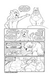4_panel_comic angry annoyed anthro beak belly big_belly big_breasts black_line_art blush blush_lines bodily_fluids borderless_panel bracelet breasts clothed clothing crying dialogue eyebrow_through_hair eyebrows eyelashes eyes_closed female flash_bubble fur group hair half-closed_eyes hand_on_hip huge_hips huge_thighs index_to_index jewelry long_hair long_neck medium_breasts narrowed_eyes necklace nervous obese obese_anthro obese_female one-piece_swimsuit open_mouth overweight overweight_anthro overweight_female pear-shaped_figure pupils ruff running sad screaming shirt simple_background slim snout standing suit surprised_expression swimwear talking_to_another tears teeth text thick_thighs tongue topwear translucent translucent_hair vest wavy_mouth white_background wide_hips nekocrispy cindy_goldheart mary_blissany ambiguous_species avian bird canid canine canis common_hippopotamus domestic_cat domestic_dog equid equine felid feline felis hippopotamid horse mammal 2023 comic digital_media_(artwork) english_text hi_res monochrome url