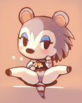 anthro blush clothed clothing eyeshadow female fully_clothed looking_at_viewer makeup panties presenting solo spread_legs spreading underwear amimalcrossin animal_crossing nintendo label_able eulipotyphlan hedgehog mammal hi_res