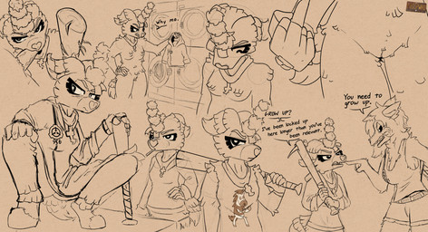1_horn anthro anthro_penetrated appliance areola balls bat_(object) belt big_breasts biped black_and_tan black_sclera black_text bone bottomless bottomless_anthro bottomless_female bottomwear breast_size_difference breasts cigarette cigarette_in_mouth cleavage close-up clothed clothed_anthro clothed_female clothing crouching dialogue duo erection eyebrows eyelashes faceless_character faceless_human faceless_male fellatio female female_anthro female_focus female_penetrated genitals gesture half-closed_eyes hand_gesture hand_on_hip hand_on_own_hip holding_baseball_bat holding_clothing holding_hoodie holding_melee_weapon holding_object holding_topwear holding_weapon hood hoodie hoodie_only hooves horn human_on_anthro human_penetrating human_penetrating_anthro humanoid_genitalia humanoid_penis humanoid_vulva interspecies jewelry laundromat laundry_machine logo long_sleeves looking_down looking_down_at_self male male/female male_human male_penetrating male_penetrating_female medium_breasts melee_weapon middle_finger narrowed_eyes necklace nipples nude nude_anthro nude_female object_in_mouth oral oral_penetration partial_speech_bubble penetration penile penile_penetration penis penis_in_mouth pinata pointing pointing_at_another sex shirt shorts side_boob skull skull_head smoking smoking_cigarette solo solo_focus spiked_bat standing tail talking_to_another tank_top text topwear topwear_only unguligrade vein veiny_penis vulva washing_machine weapon posspowered mythology scp_foundation scp-1471-a scp-956 animate_inanimate canid canine equid equine human living_pinata mammal mythological_creature mythological_equine unicorn absurd_res artist_logo english_text guide_lines hi_res monochrome multiple_images sketch sketch_page