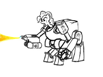 equine female flamethrower friendship_is_magic horse my_little_pony pinkie_pie_(mlp) pony power_armor ranged_weapon scar solo unknown_artist weapon
Rating: Safe
Score: 1
User: slops
Date: August 01, 2011