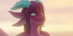 ambiguous_gender anthro blue_eyes expressions female flat_chested hair horn looking_at_another pink_body simple_background sky smile solo worried worried_face worried_look vornoxxr mythology cera_(ceraferis) dragon mythological_creature mythological_scalie reptile scalie 2:1 3d_(artwork) 3d_animation alternate_version_at_source animated digital_media_(artwork) hi_res no_sound short_playtime webm female_(lore)