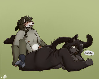 alternative_fashion anthro big_butt black_body black_fur butt dominant dominant_female duo female fur goth grey_body grey_fur hair humiliation long_hair male male/female overweight piercing premature_ejaculation sex tabby_fur fuzzikia american_opossum domestic_cat felid feline felis mammal marsupial virginia_opossum 5:4 hi_res