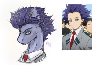 accessory ambiguous_form blue_body blue_eyebrows blue_fur blue_hair blue_mane brown_hair closed_frown clothed clothed_male clothing eyebrows frown fur grey_clothing grey_suit hair lidded_eyes light male male_human mane mouth_closed necktie ponification pupils purple_eyes red_necktie school_uniform short_hair short_mane simple_background solo suit tan_body tan_skin text tired_eyes u.a._school_uniform uniform white_background white_pupils rayrage hasbro my_hero_academia my_little_pony hitoshi_shinso earth_pony equid equine horse human mammal pony 2021 artist_name bust_portrait colored digital_drawing_(artwork) digital_media_(artwork) lighting portrait reference_image shaded
