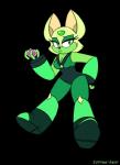 anthro breasts chaos_emerald cleavage clothed clothing eyelashes female forehead_gem frown fusion gem green_eyes simple_background solo tomee-bear cartoon_network sega sonic_the_hedgehog_(series) steven_universe vinesauce peridot_(steven_universe) rouge_the_bat alien alien_humanoid bat gem_(species) humanoid hybrid mammal peridot_(gem_species) alpha_channel hi_res