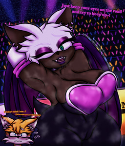 anthro areola areola_slip armpit_fetish armpit_folds arms_above_head armwear barely_visible_areola barely_visible_nipples bat_ears bat_wings bedroom_eyes big_areola big_breasts big_butt big_legs blue_eyes bodysuit breast_squish breasts butt camel_toe choker clothed clothing dark_body dark_nipples dark_skin distracting distraction duo ear_piercing ear_ring elbow_gloves embarrassed eyeshadow fangs female female_anthro female_focus femboy flustered freckled_breasts freckled_chest freckled_face freckled_legs freckled_shoulders freckled_thighs freckles fur gloves green_eyes hair hands_behind_head handwear ineffective_clothing jewelry lipstick makeup male membrane_(anatomy) membranous_wings multicolored_body multicolored_fur multiple_piercings musk musky_armpit narrowed_eyes necklace nipple_slip nipples one_eye_closed open_mouth orange_body orange_fur piercing presenting presenting_armpit purple_eyeshadow purple_lipstick raised_arms ring_piercing seductive shocked skimpy skin_tight_suit skinsuit solo_focus squish steam steaming_body steamy_armpit steamy_breath tail teeth thick_thighs tight_clothing two_tone_body two_tone_fur white_body white_fur white_hair wide_hips wings wink mistyy_dark_story_(artist) sega sonic_the_hedgehog_(series) miles_prower rouge_the_bat bat canid canine fox mammal absurd_res hi_res
