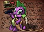 apple book container cup food fruit green_eyes loose_feather male plant quill scroll solo tail tea_cup harwick friendship_is_magic hasbro my_little_pony mythology spike_(mlp) dragon mythological_creature mythological_scalie scalie 2018