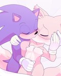 2_tails 5_fingers anthro balls blush blush_lines clothing duo eyes_closed fingers genitals gloves handjob handwear kiss_on_lips kissing looking_pleasured male male/male multi_tail penile penis sex simple_background tail white_clothing white_gloves white_handwear young threek sega sonic_the_hedgehog_(series) miles_prower sonic_the_hedgehog canid canine eulipotyphlan fox hedgehog mammal 4:5 hi_res