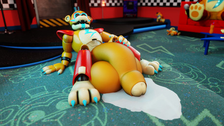 anthro balls big_balls big_penis bodily_fluids cum genital_fluids genitals growth growth_drive huge_balls huge_penis hyper hyper_balls hyper_genitalia hyper_penis leaking_precum male penis precum solo spread_legs spreading richardbunbon five_nights_at_freddy's five_nights_at_freddy's:_security_breach scottgames steel_wool_studios glamrock_freddy 16:9 3d_(artwork) digital_media_(artwork) hi_res widescreen