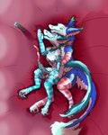 4:5 absurd_res anthro clothing dalton duo griff hi_res legwear male male/male sergal stockings tail universaldragon