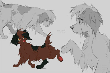 black_markings bodily_fluids brown_body brown_eyebrows brown_fur crying eyebrows eyelashes female feral floppy_ears fur head_tuft looking_down markings multicolored_body multicolored_fur multiple_poses nude orange_eyes pawpads pose red_nose red_pawpads sad smile snout solo tail tears tears_on_cheek tuft two_tone_body two_tone_fur walking azzai canid canine canis domestic_dog mammal 2021 3:2 colored colored_sketch digital_drawing_(artwork) digital_media_(artwork) flat_colors sketch